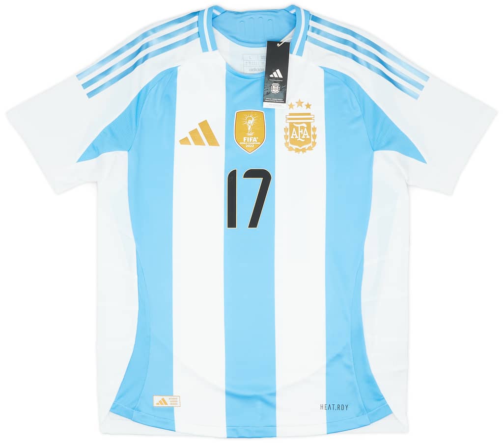 2024-25 Argentina Authentic Home Shirt Garnacho #17