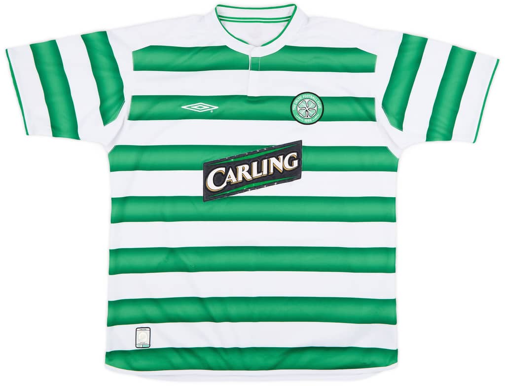 2003-04 Celtic Home Shirt Lennon #18 - 6/10 - (XL)