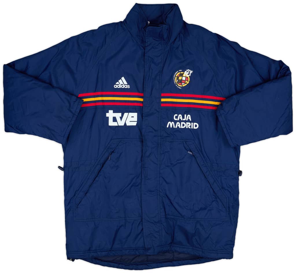 1998-00 Spain adidas Player Issue Padded Bench Coat - 8/10 - (L)