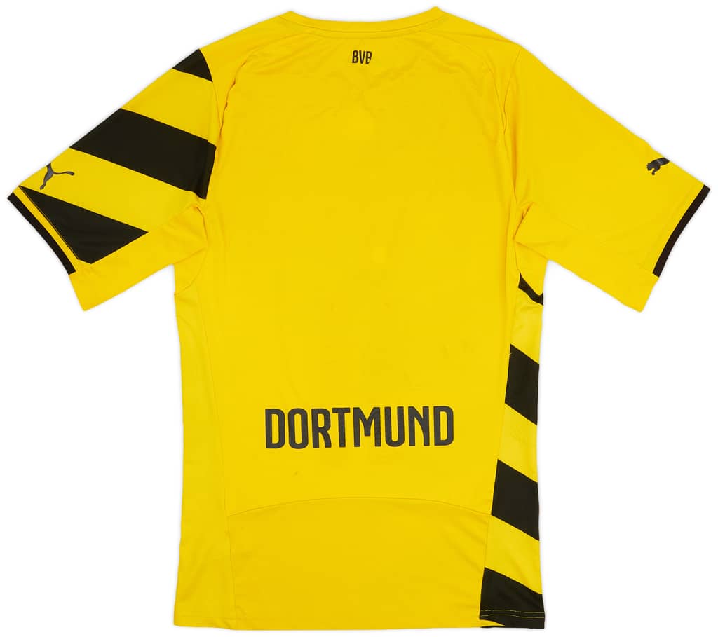 2014-15 Borussia Dortmund Authentic ACTV Fit Home Shirt - 6/10 - (XL)