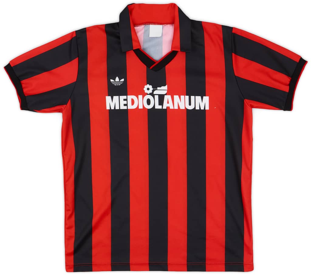 1990-91 AC Milan Home Shirt #18 - 6/10 - (XL)
