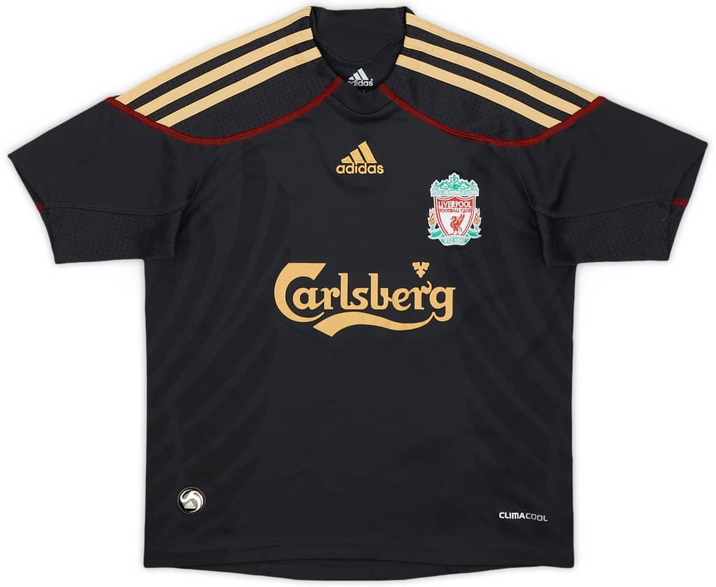 2009-10 Liverpool Away Shirt - 9/10 - (7-8 Years)