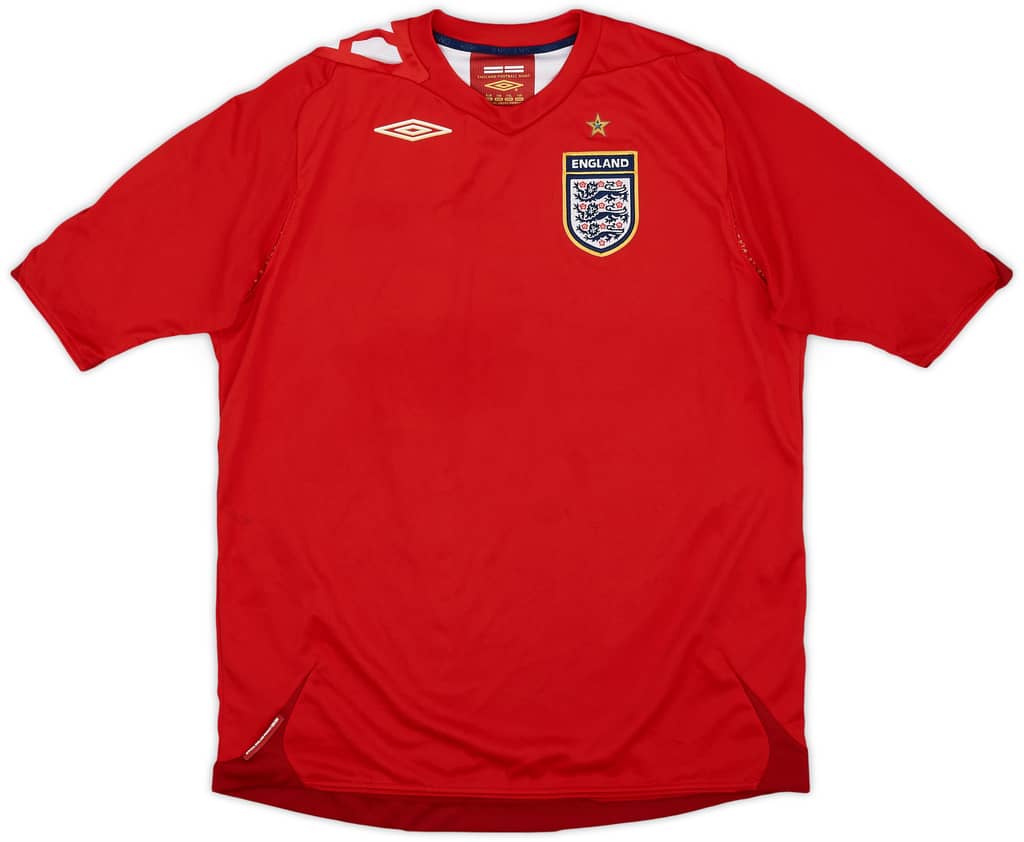 2006-08 England Away Shirt - 8/10 - (XL.Boys)