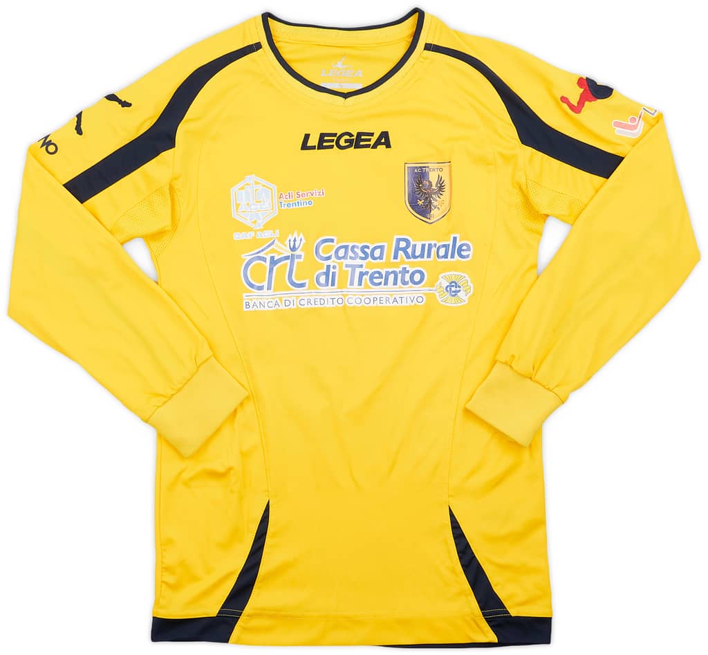 2014-15 AC Trento Home L/S Shirt #4 - 8/10 - (S)