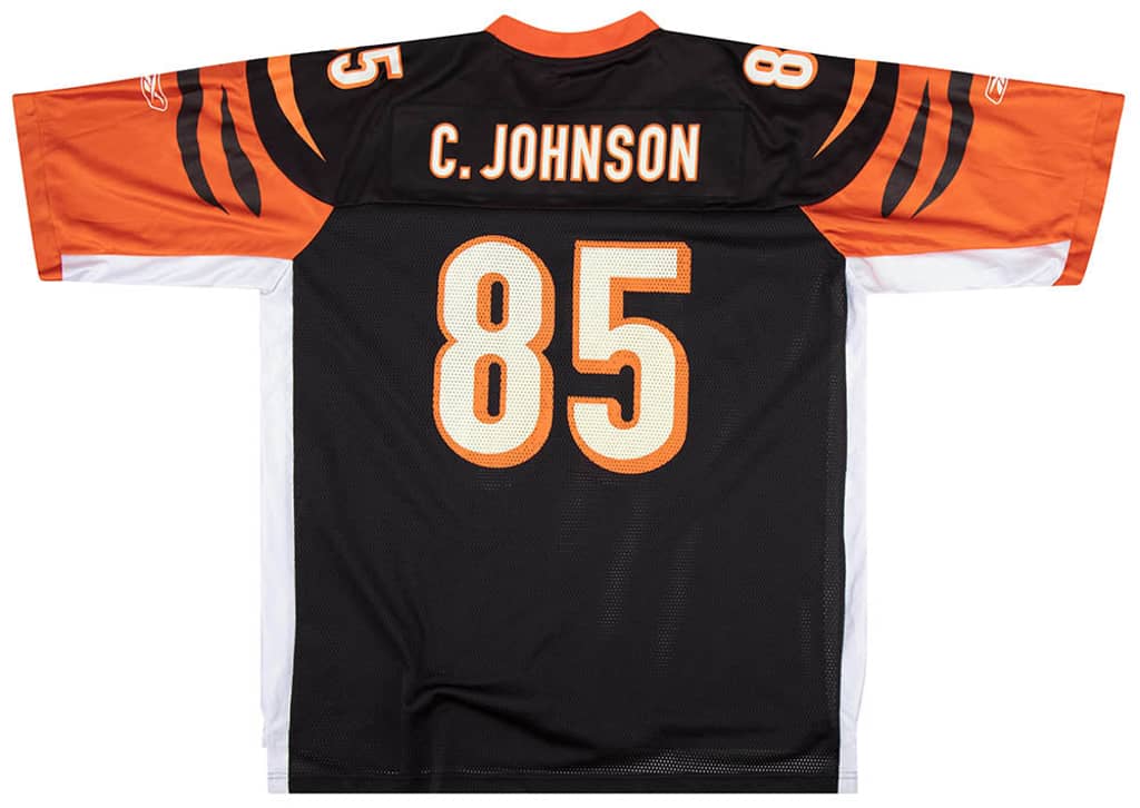2007 Cincinnati Bengals C. Johnson #85 Reebok On Field Jersey (Home) XXL