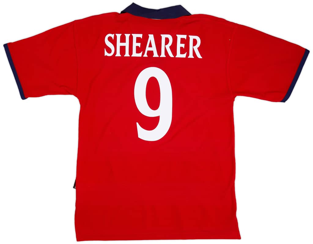 1999-01 England Away Shirt Shearer #9 - 6/10 - (XL)