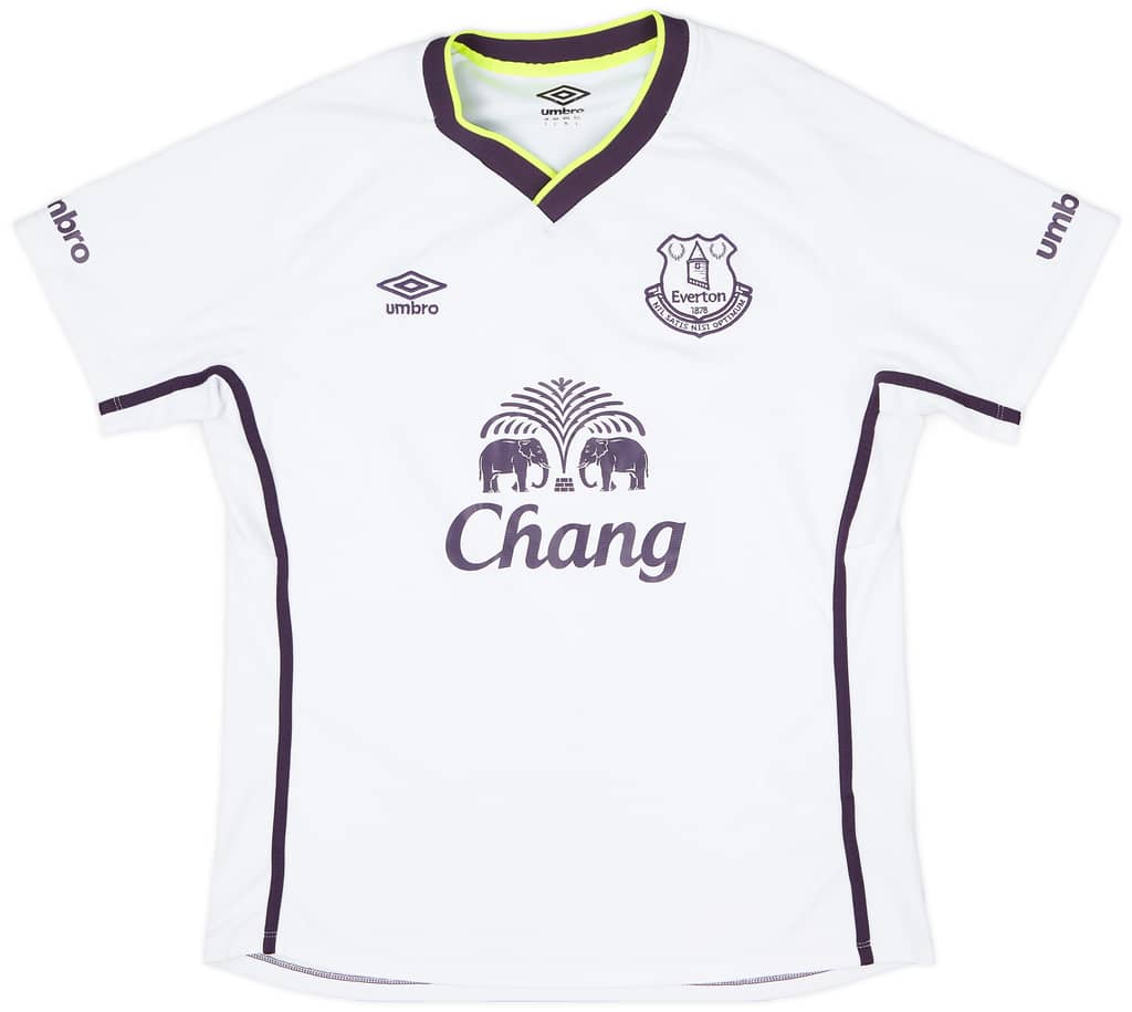 2014-15 Everton Third Shirt Baines #3 - 7/10 - (L)