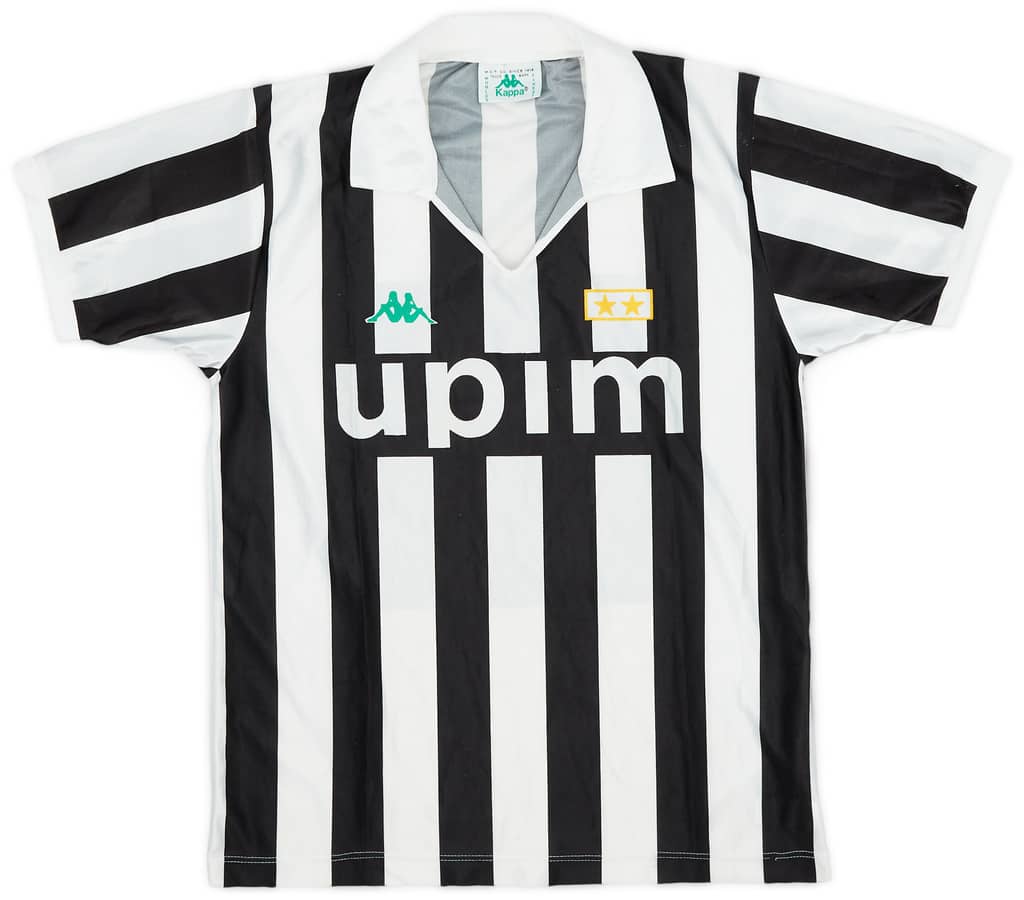1991-92 Juventus Basic Home Shirt - 8/10 - (M)