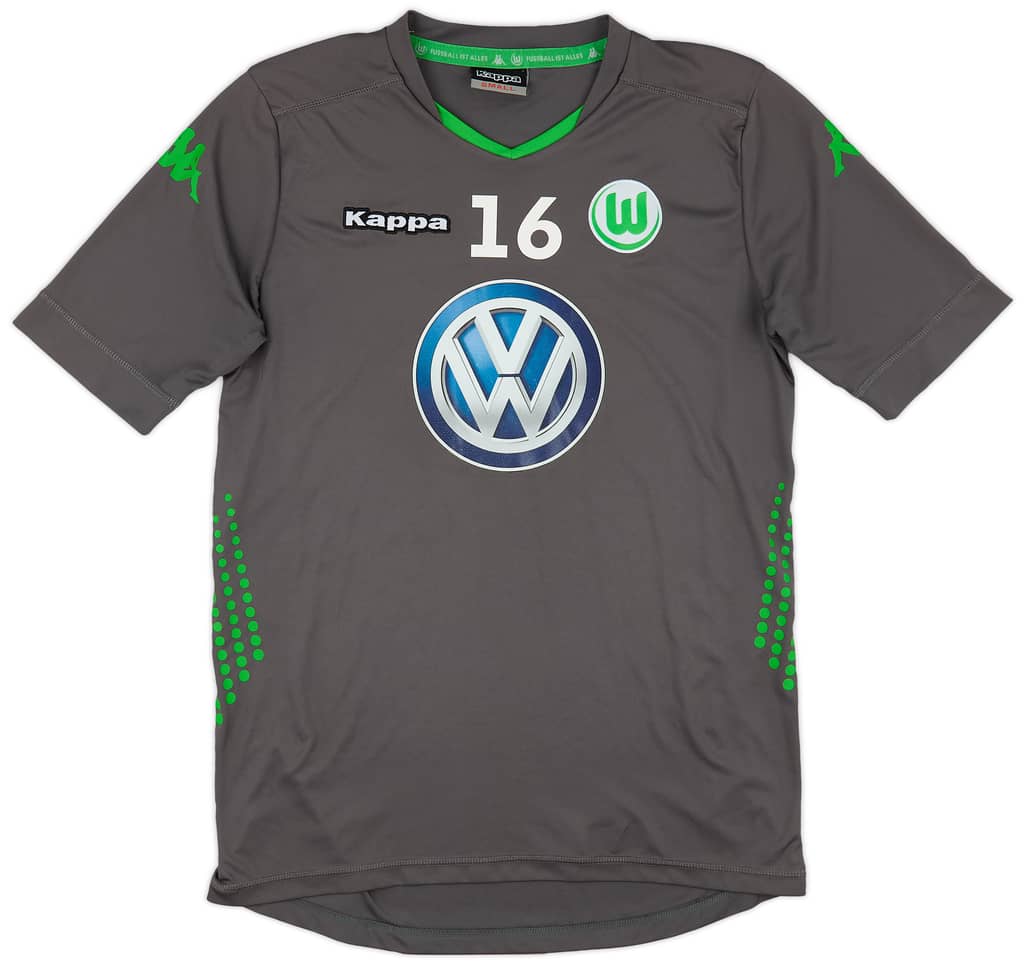 2014-15 Wolfsburg Player Issue Kappa Training Shirt #16 - 9/10 - (S)