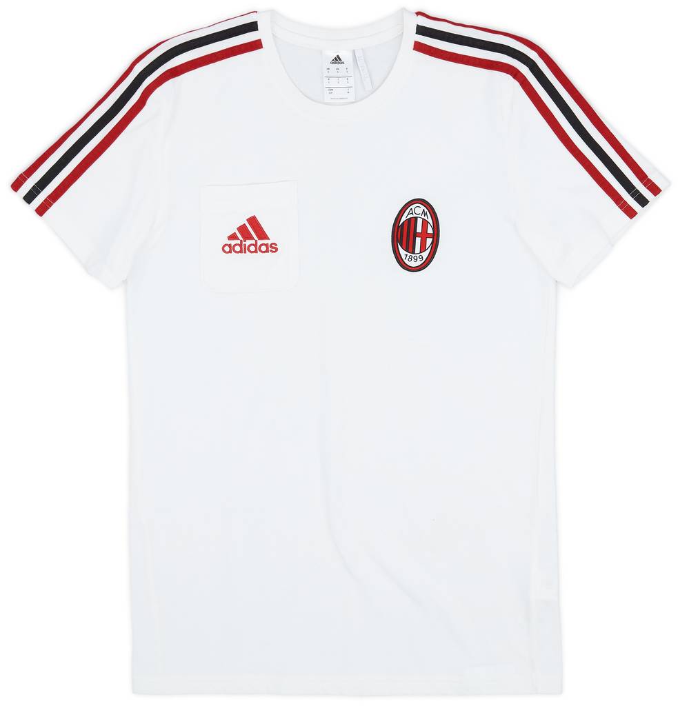 2017-18 AC Milan adidas Cotton Tee - 6/10 - (S)