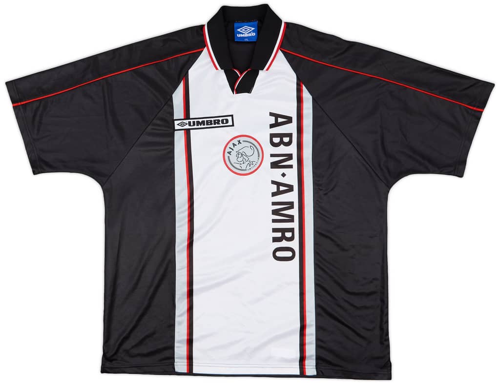 1998-99 Ajax Away Shirt F.De Boer #4 - 9/10 - (XXL)