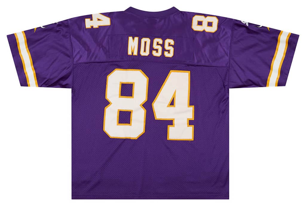 1998 Minnesota Vikings Moss #84 Authentic Starter Jersey (Home) XXL