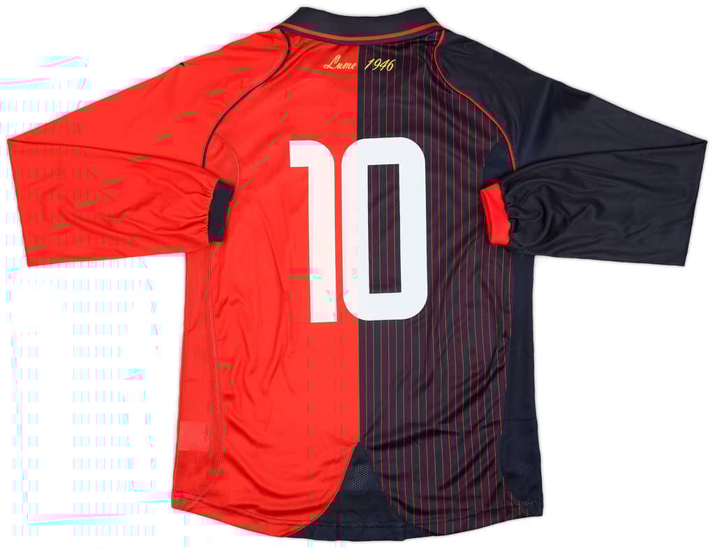 2013-14 Lumezane Home L/S Shirt #10 - 8/10 - (S)