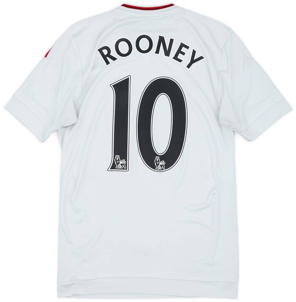 2015-16 Manchester United Away Shirt Rooney #10 - 4/10 - (XS)