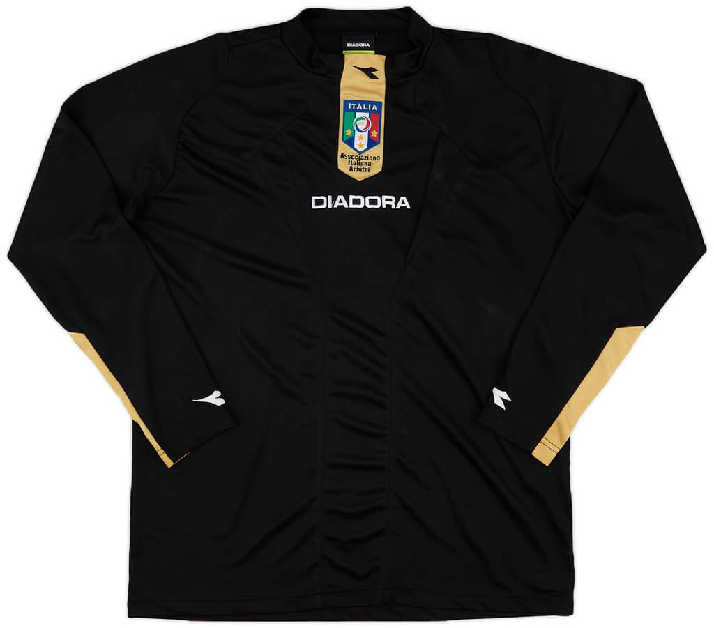 2007-09 Italy Diadora Referee L/S Shirt - 7/10 - (M)