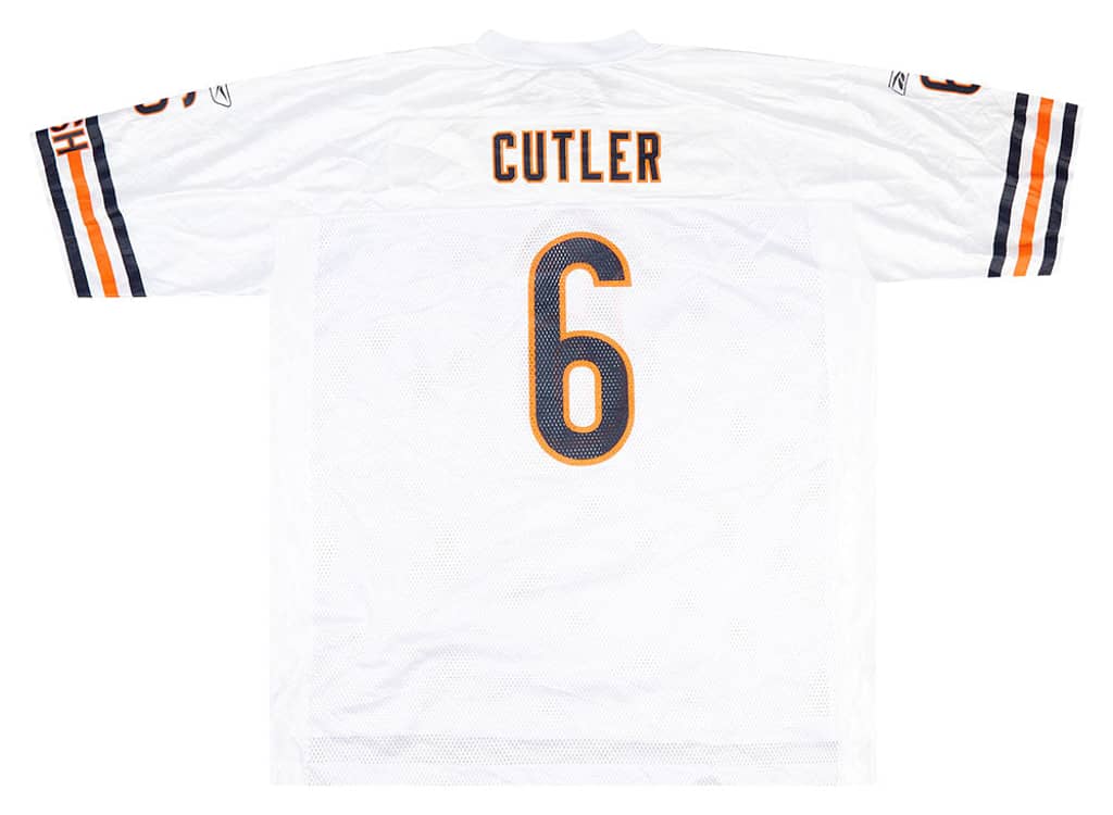 2009 Chicago Bears Cutler #6 Reebok On Field Jersey (Away) XXL