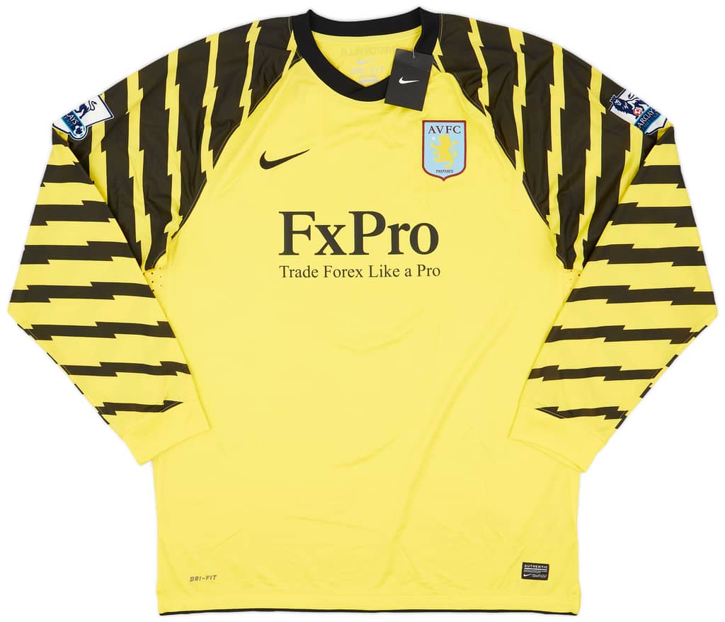 2010-11 Aston Villa Match Issue GK Shirt Friedel #1