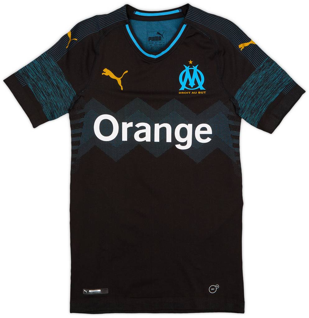 2018-19 Olympique Marseille EvoKnit Player Issue Away Shirt Balotelli #9 - 8/10 - (S)