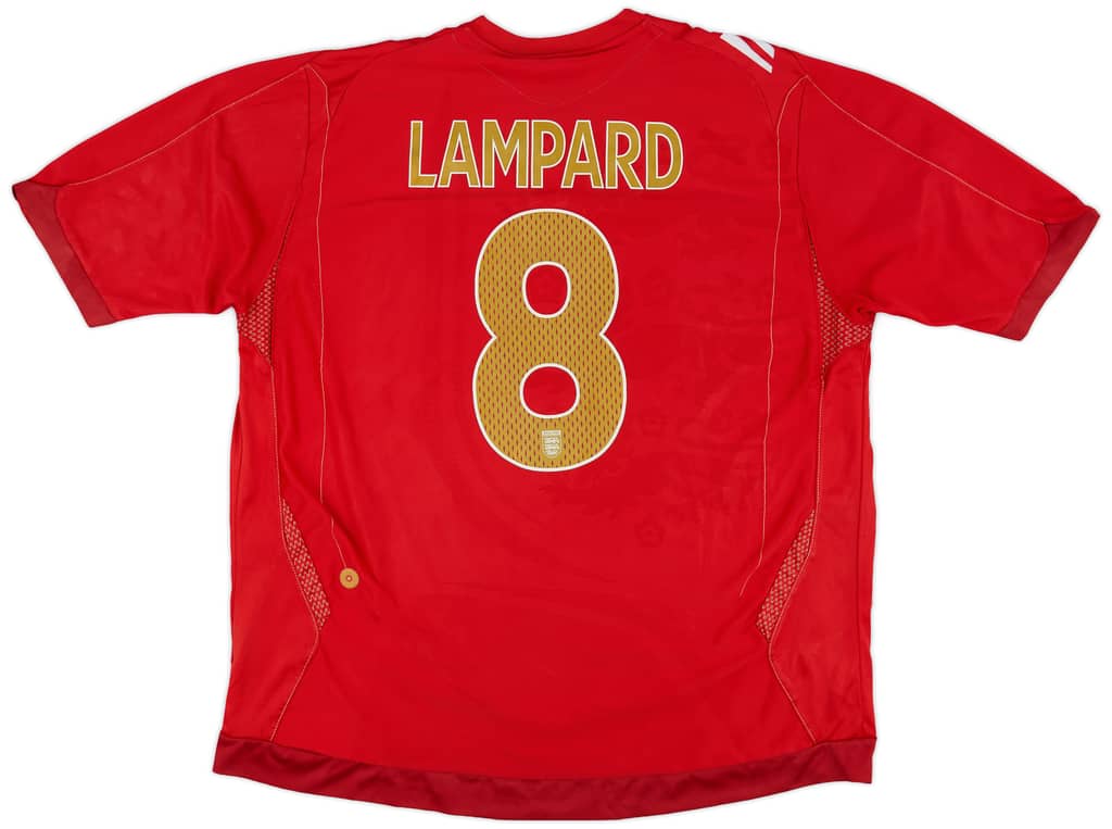2006-08 England Away Shirt Lampard #8 - 5/10 - (XXL)