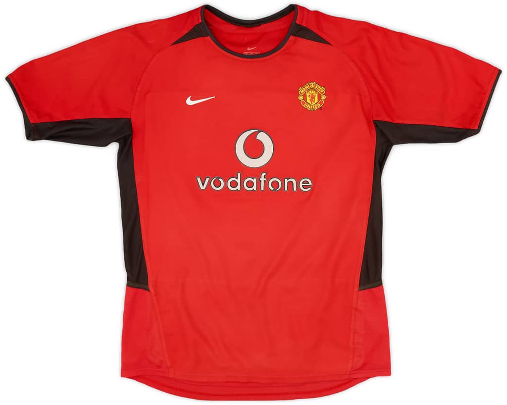 2002-04 Manchester United Home Shirt - 7/10 - (XL.Boys)