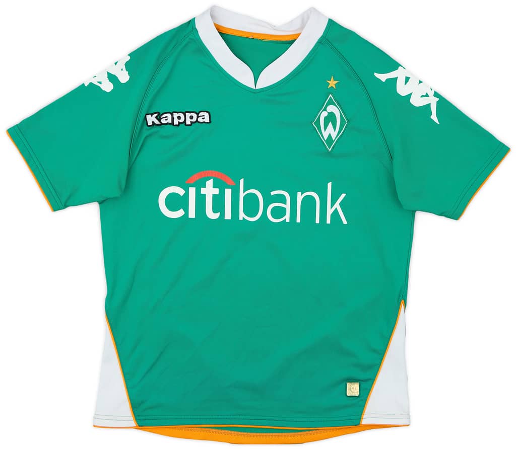 2007-08 Werder Bremen Home Shirt - 6/10 - (XL.Boys)