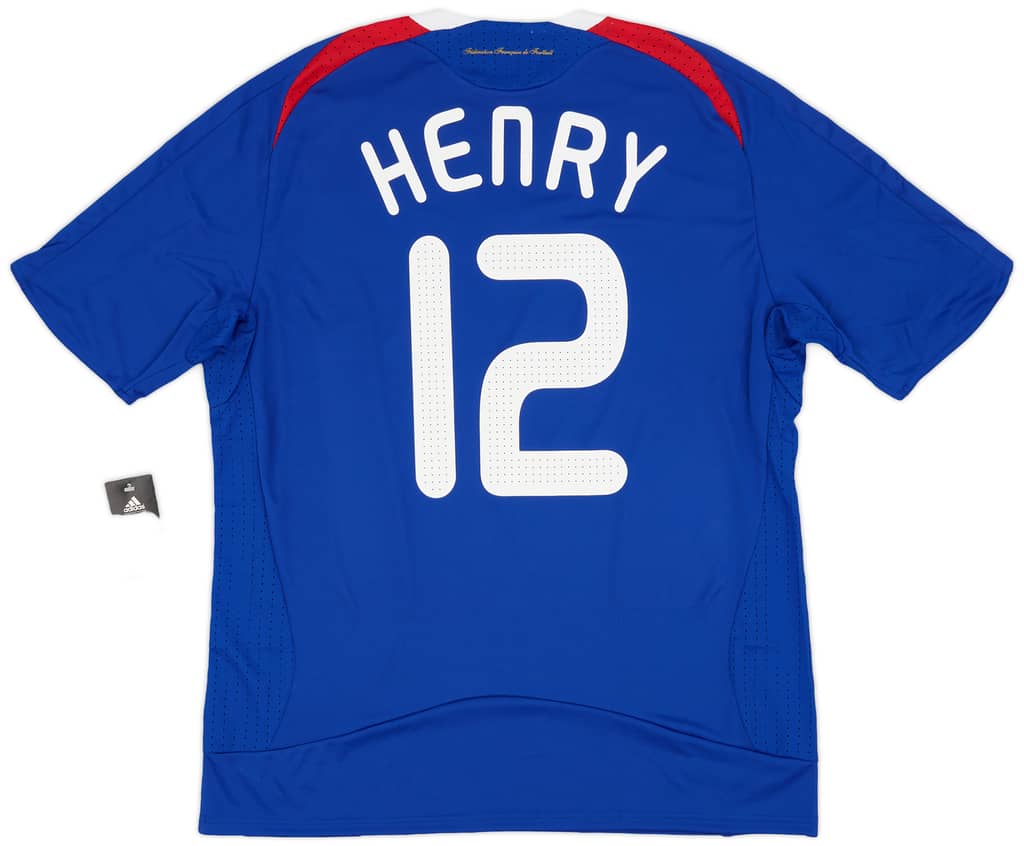 2007-08 France Home Shirt Henry #12 (L)