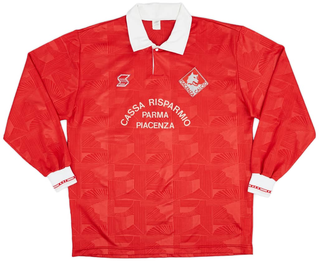 1992-93 Piacenza Home L/S Shirt #10 - 8/10 - (XL)