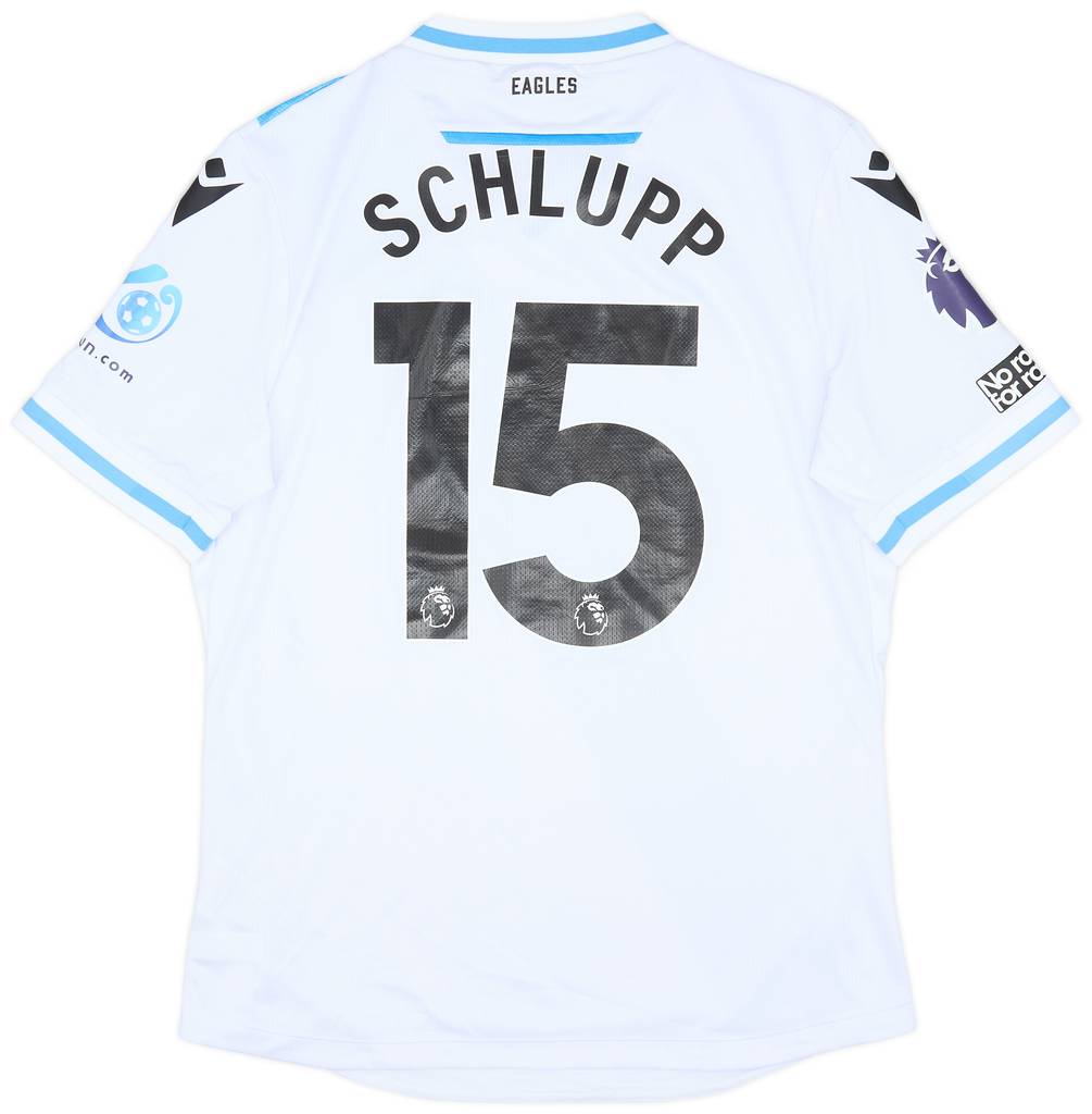 2023-24 Crystal Palace Match Issue Away Shirt Schlupp #15