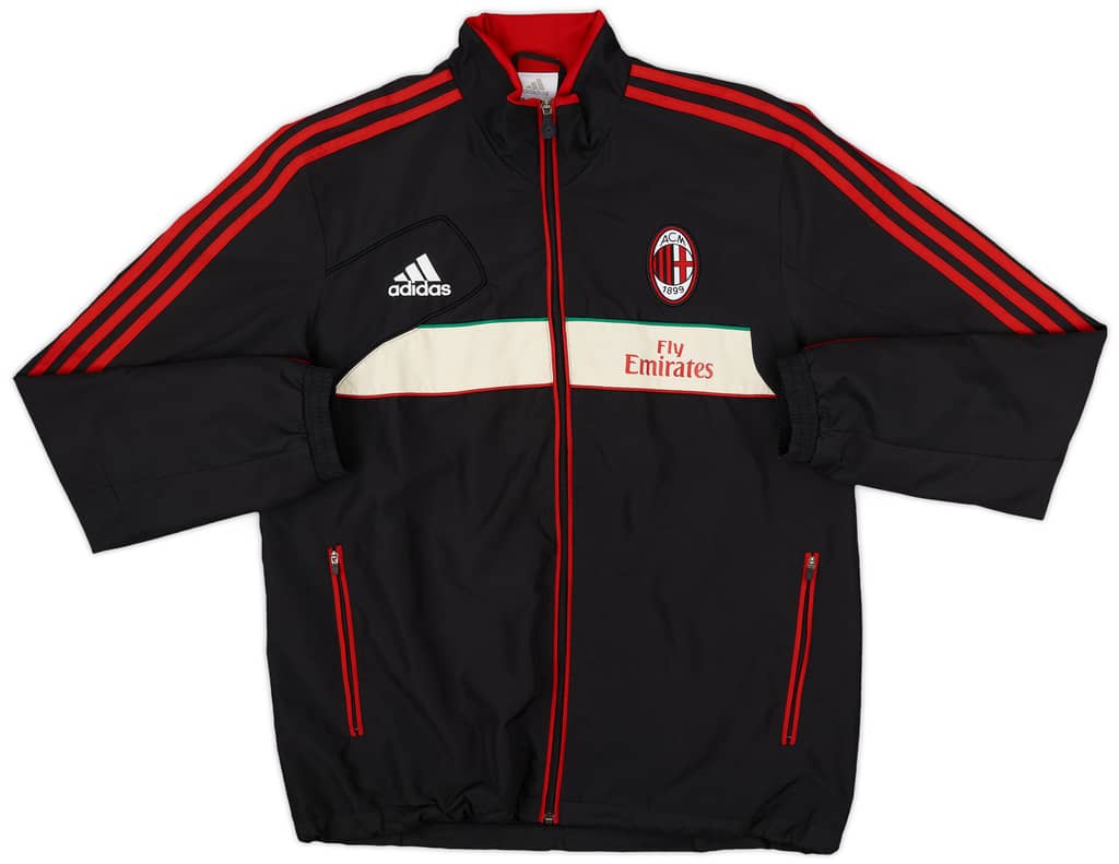 2012-13 AC Milan adidas Track Jacket - 8/10 - (L)