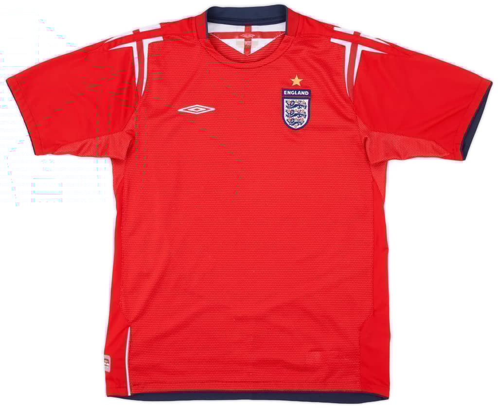 2004-06 England Away Shirt - 8/10 - (XL.Boys)