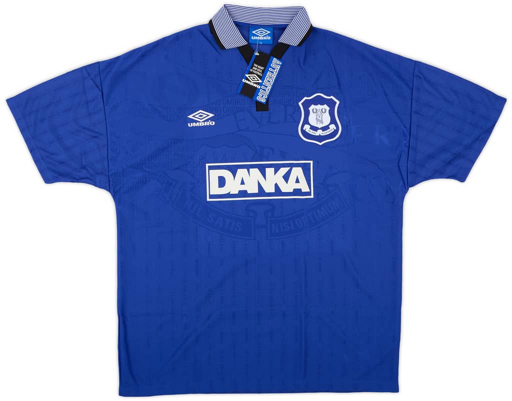 1995-97 Everton Home Shirt Ferguson #9 (XL)