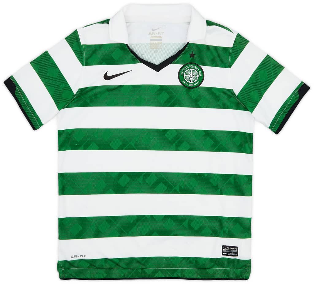 2010-12 Celtic Home Shirt - 7/10 - (L.Boys)