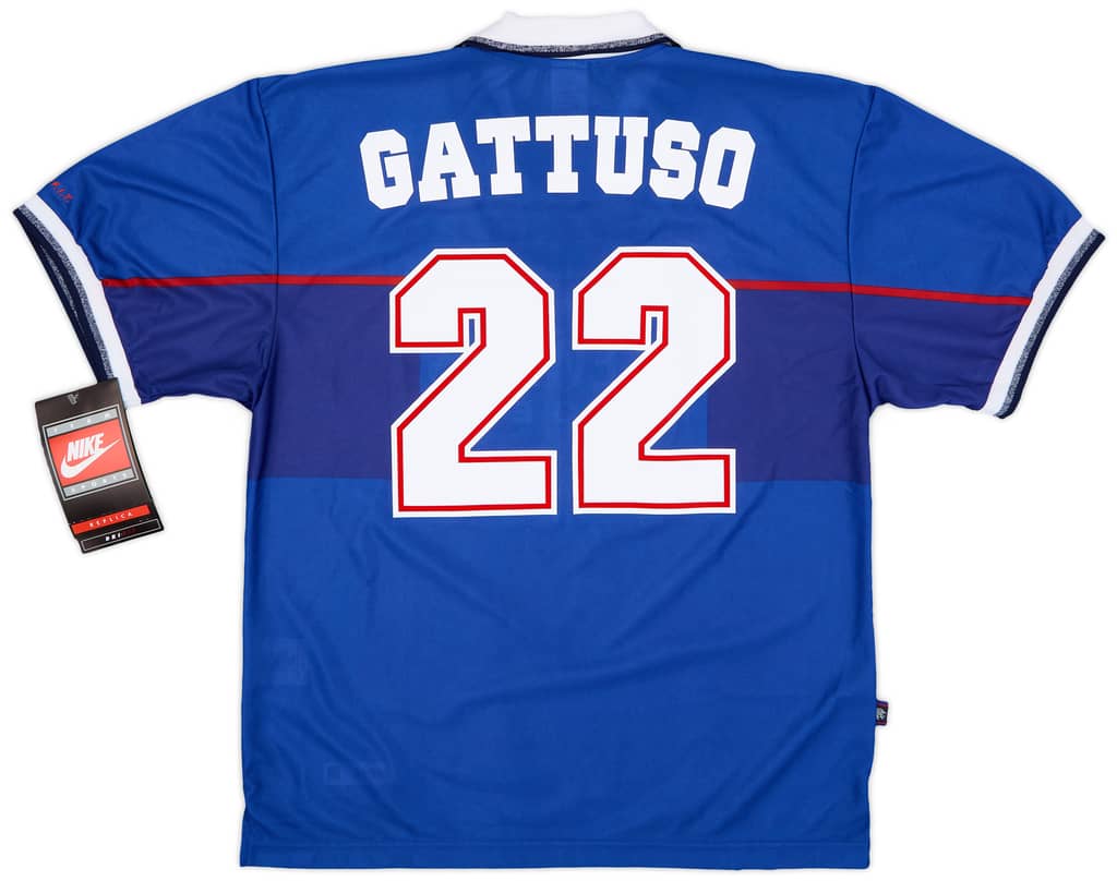 1997-99 Rangers Home Shirt Gattuso #22 (L)