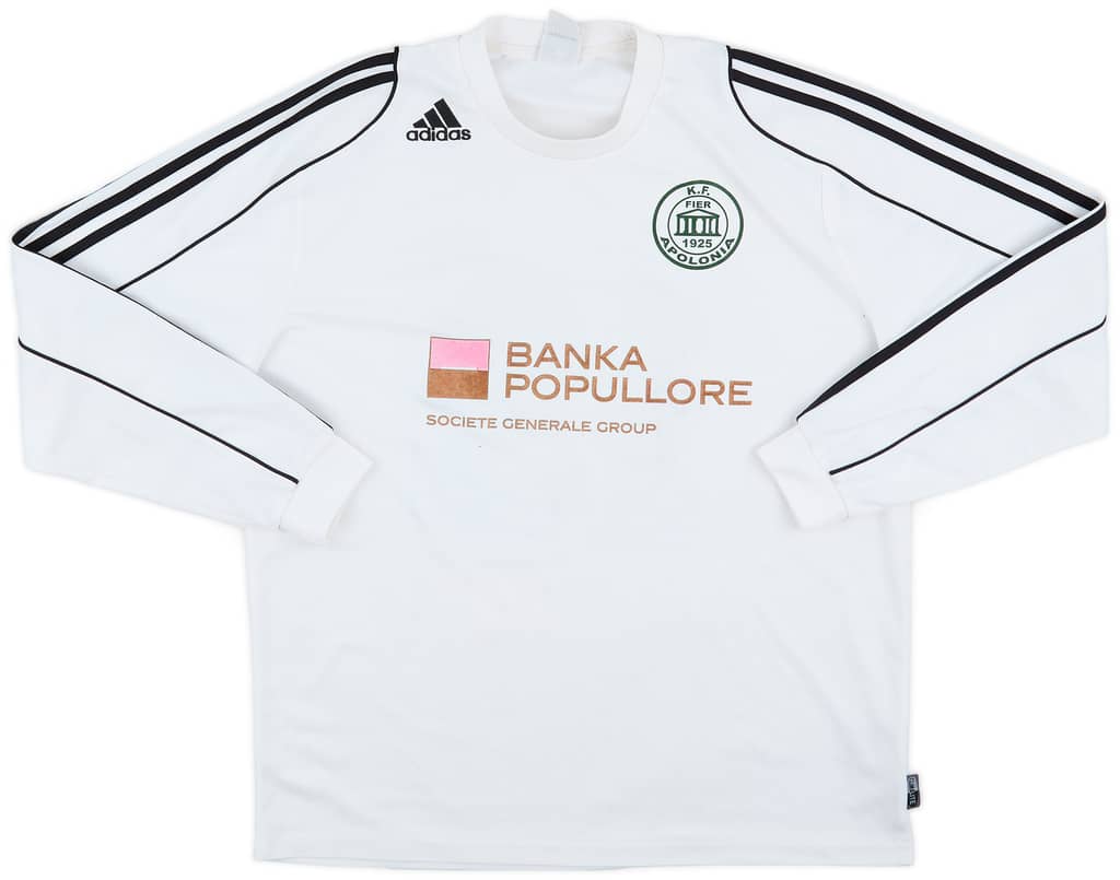 2006-07 KF Apolonia Away L/S Shirt #19 - 5/10 - (L)