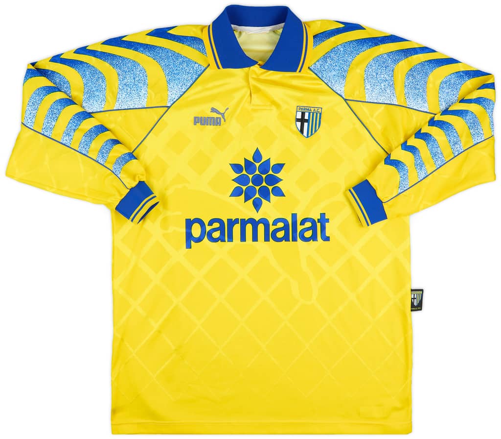 1995-96 Parma Third L/S Shirt Zola #10 - 8/10 - (XL)