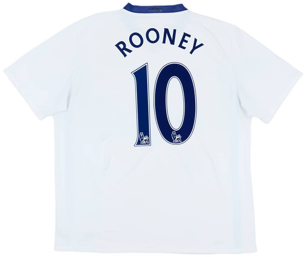 2008-10 Manchester United Away Shirt Rooney #10 - 7/10 - (XXL)