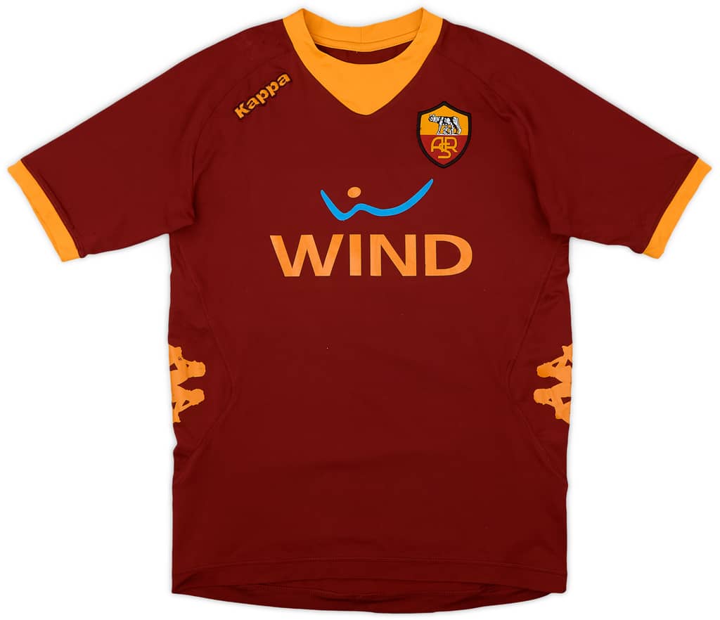 2011-12 Roma Home Shirt - 4/10 - (XL.Boys)