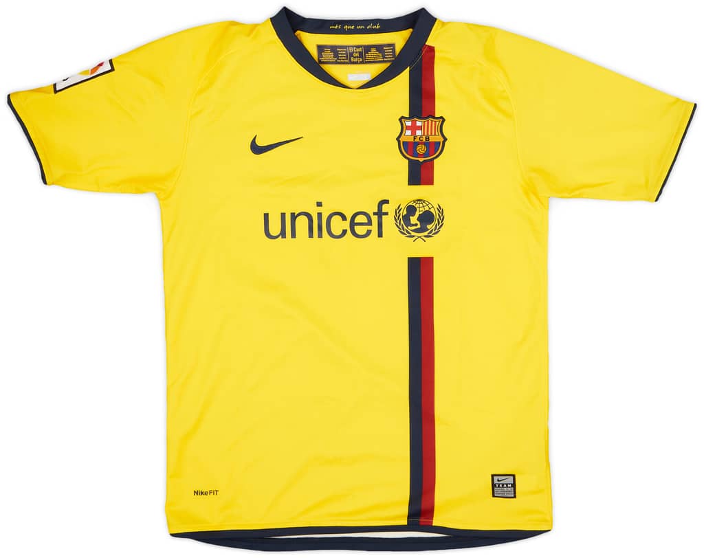 2008-10 Barcelona Away Shirt - 8/10 - (L.Boys)