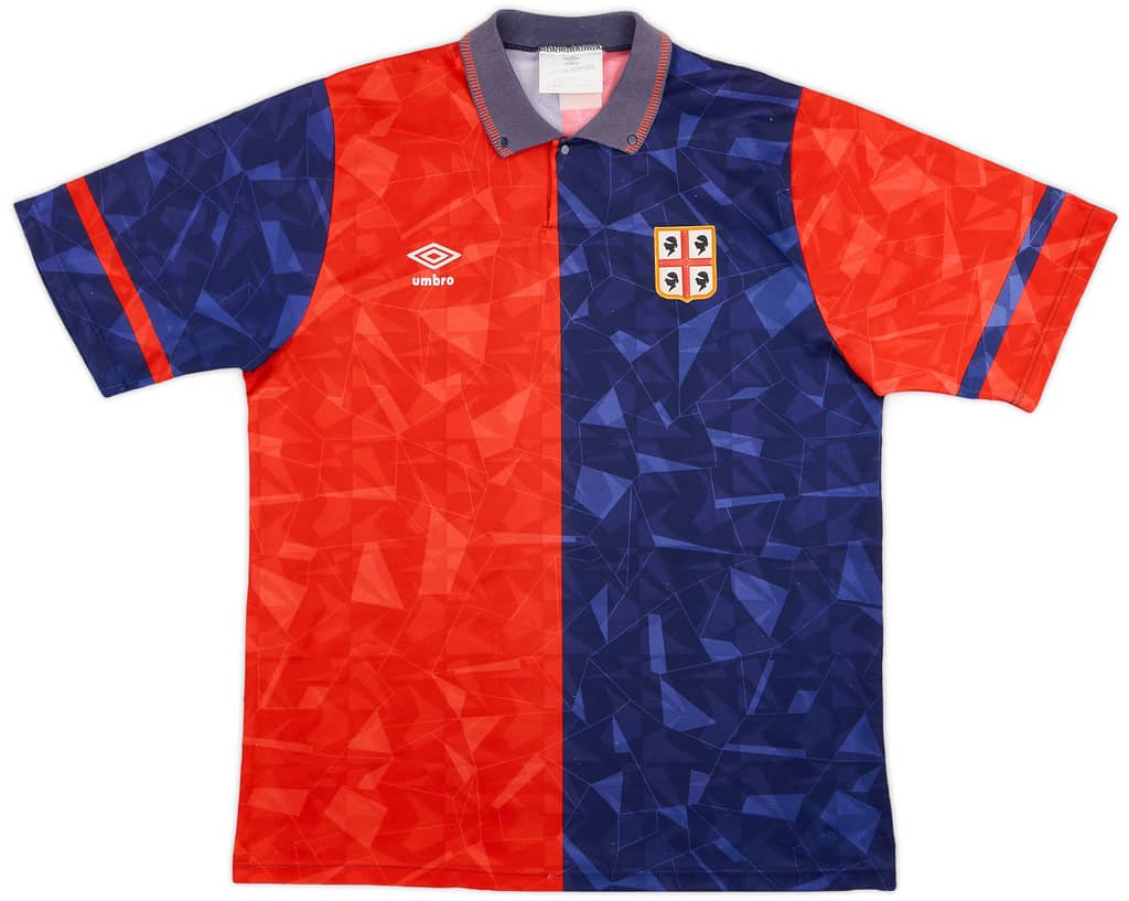 1990-93 Cagliari Home Shirt - 5/10 - (L)