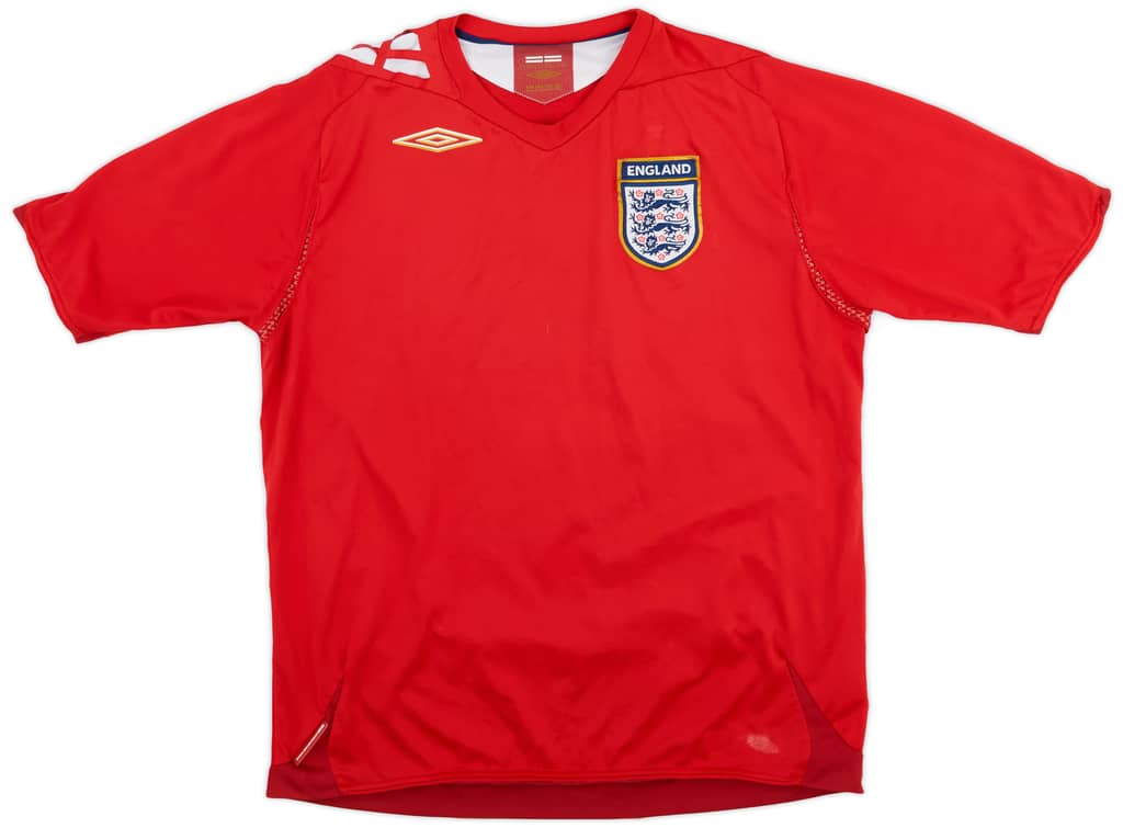 2006-08 England Away Shirt - 5/10 - (L)
