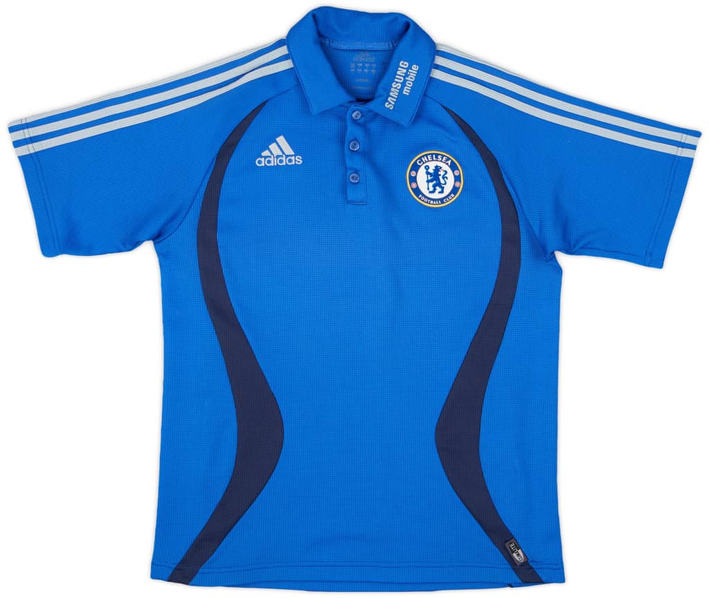 2007-08 Chelsea adidas Polo Shirt - 8/10 - (M)