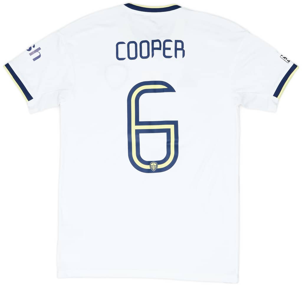 2022-23 Leeds Match Issue Carabao Cup Home Shirt Cooper #6