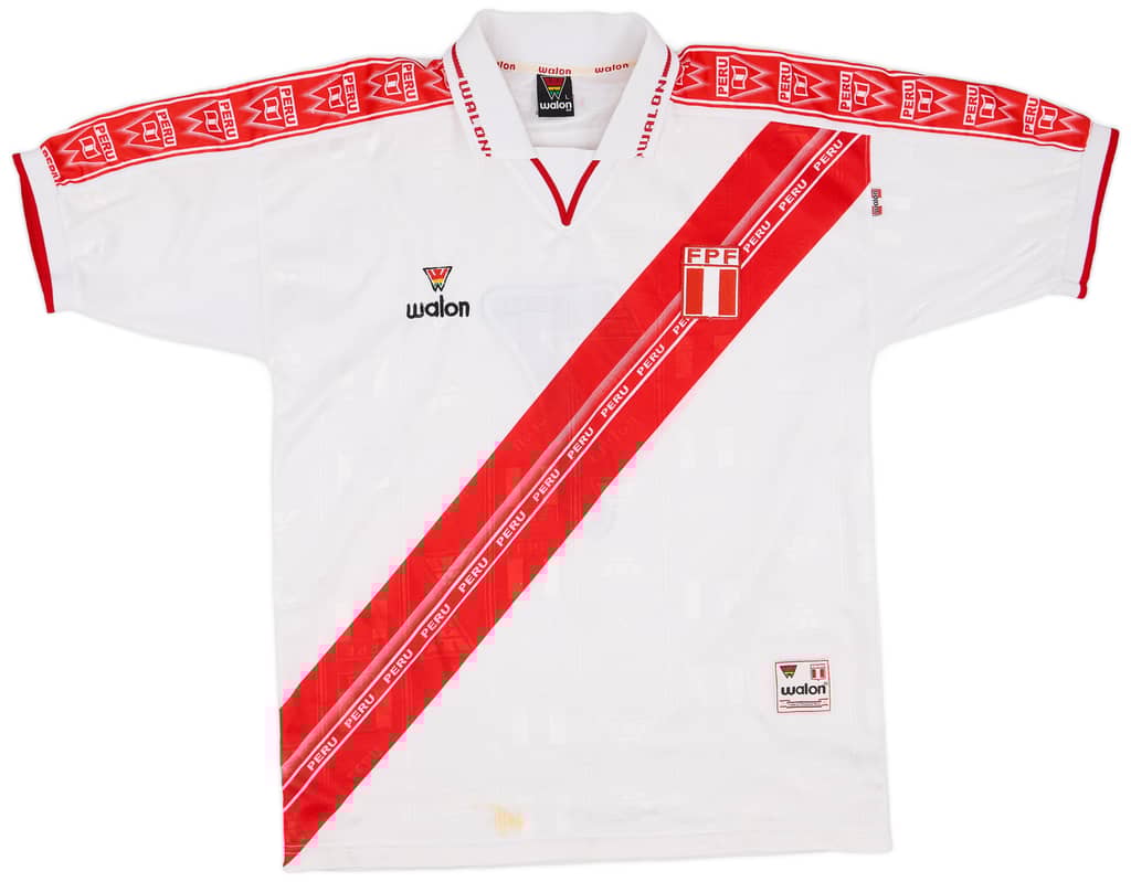2000-01 Peru Home Shirt #7 - 6/10 - (L)