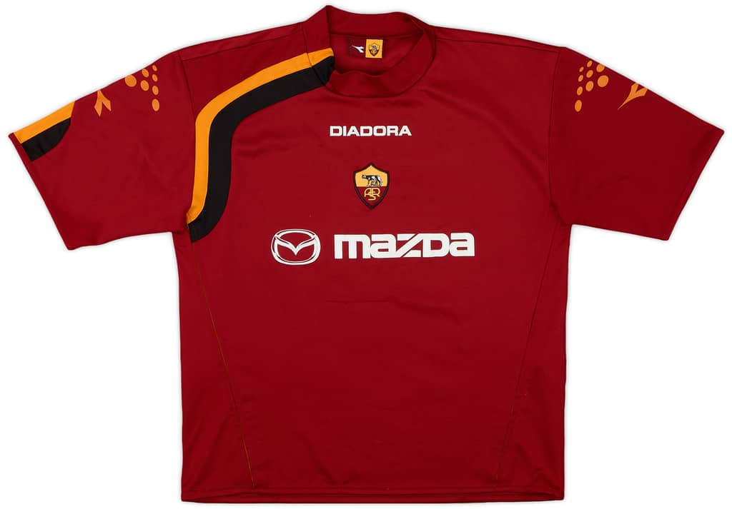 2004-05 Roma Home Shirt - 7/10 - (XL.Boys)