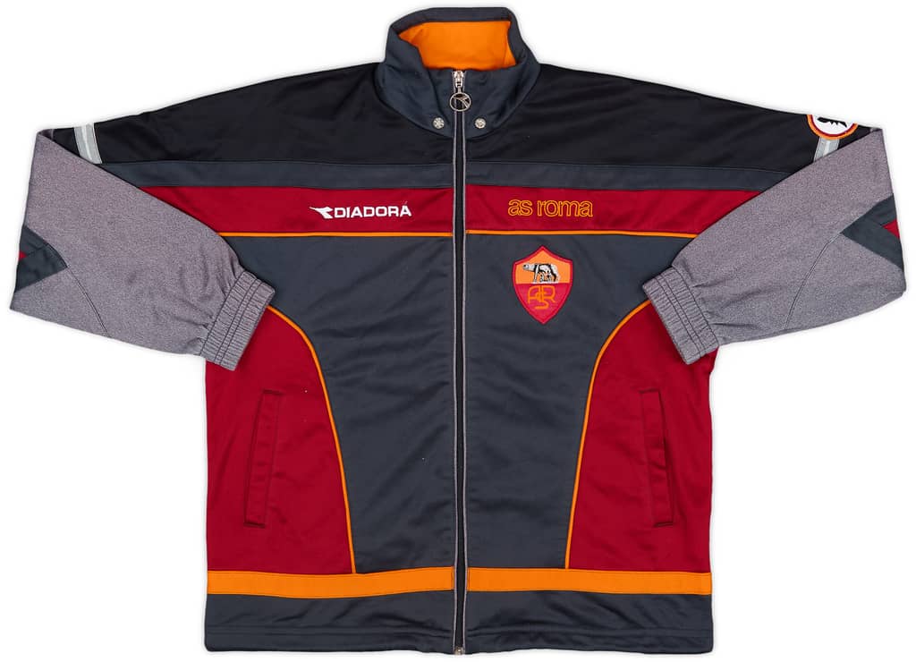 1999-00 Roma Diadora Track Jacket - 8/10 - (M.Boys)