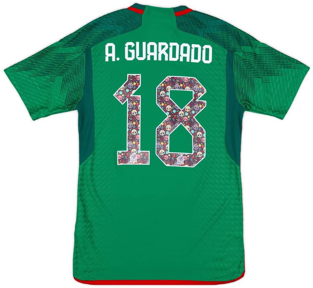 2022-23 Mexico Special Edition Authentic Home Shirt A.Guardado #18