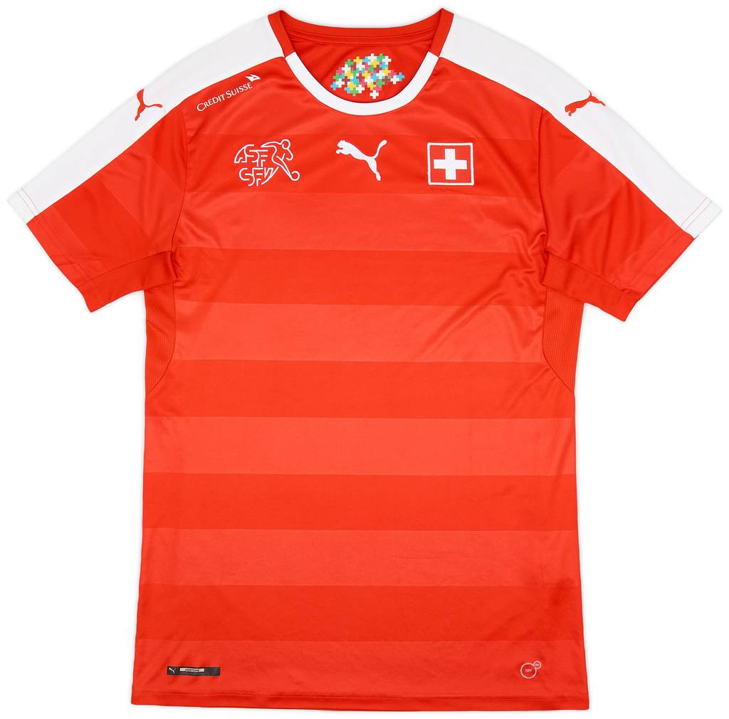 2016-17 Switzerland Home Shirt - 8/10 - (M)