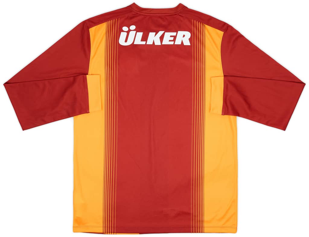 2013-14 Galatasaray Home L/S Shirt - 6/10 - (L)