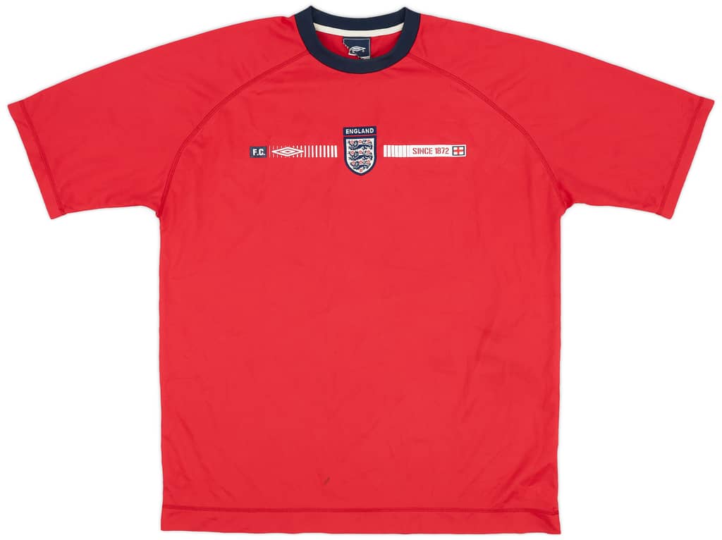 2008-09 England Umbro Training Shirt - 7/10 - (XL)