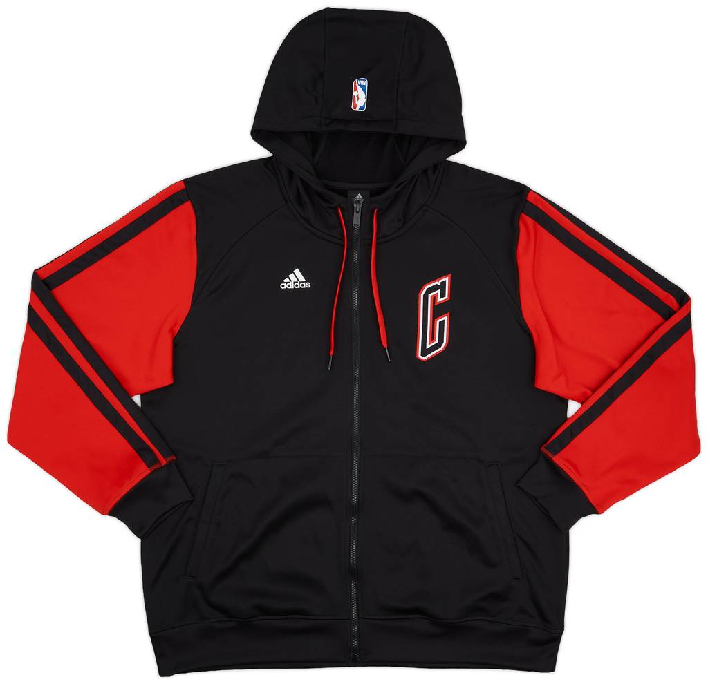 2013-14 Chicago Bulls adidas Full-Zip Hooded Sweat Top - 9/10 - (XL)